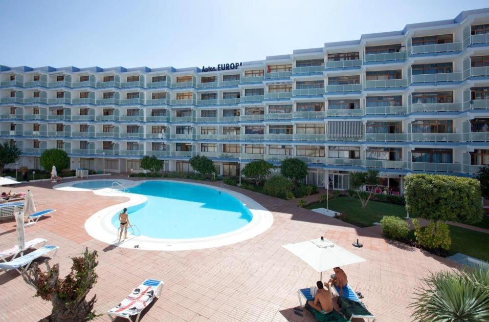 Apartamentos Europa, Playa Del Ingles Bagian luar foto